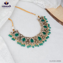 Meera's Jewels - Victorian Green Necklace Collection