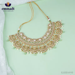 Avara Adhira Handcrafted Necklace with Moissanite