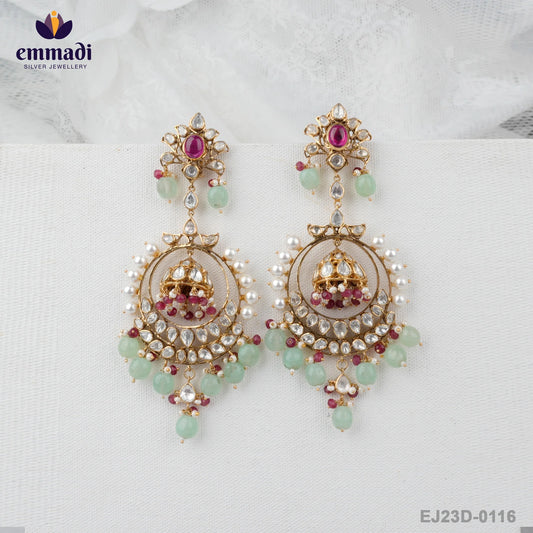 Shreya's Moissanite Multi Buttalu: Exquisite Indian Handcrafted Jewellery