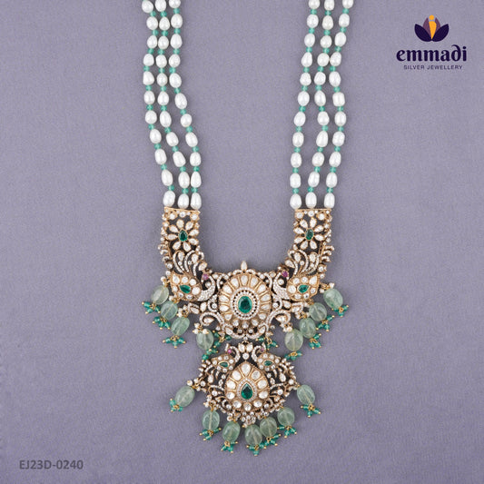 Madhuri Victorian  Long Necklace