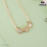 Manishi Victorian White Long Necklace