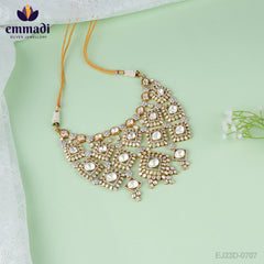 Amulya Sanskrit: Abharanam Handcrafted Victorian Necklace