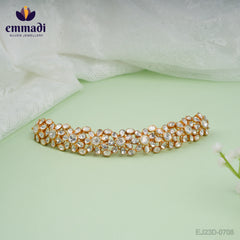 Shalini's Moissanite White Choker: Handcrafted Indian Jewellery