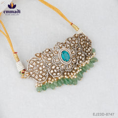 Rani's Jewels - Indian Handcrafted Victorian Green Choker