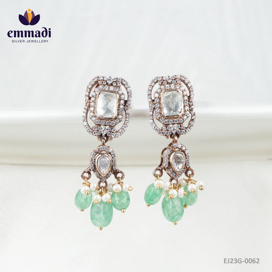 Ranjani Victorian Green Earings