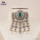Rani's Jewels - Indian Handcrafted Victorian Green Choker