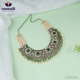 Ashrita Aryavart Handcrafted Gold-Plated Necklace