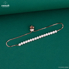 Namita: Exquisite White CZ Bracelet