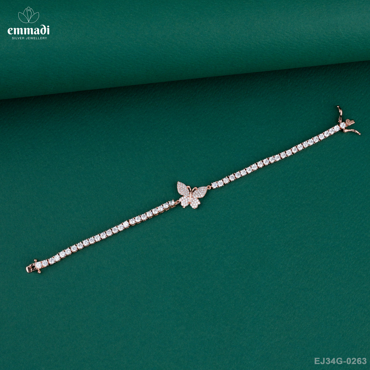 Rashmi Elegance: White Stone Bracelet