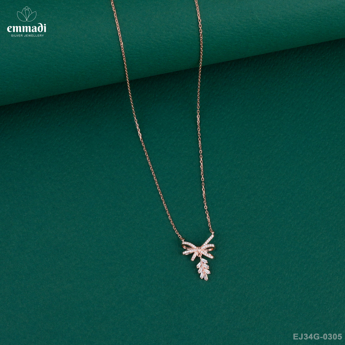 SULAKSHANA Elegant CZ White Chain