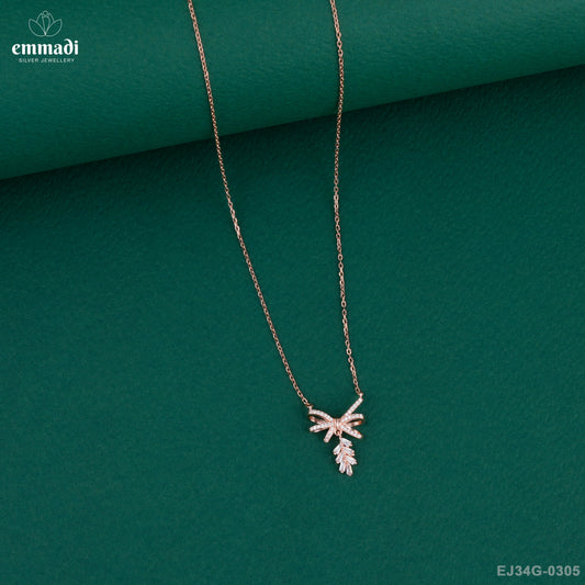SULAKSHANA Elegant CZ White Chain