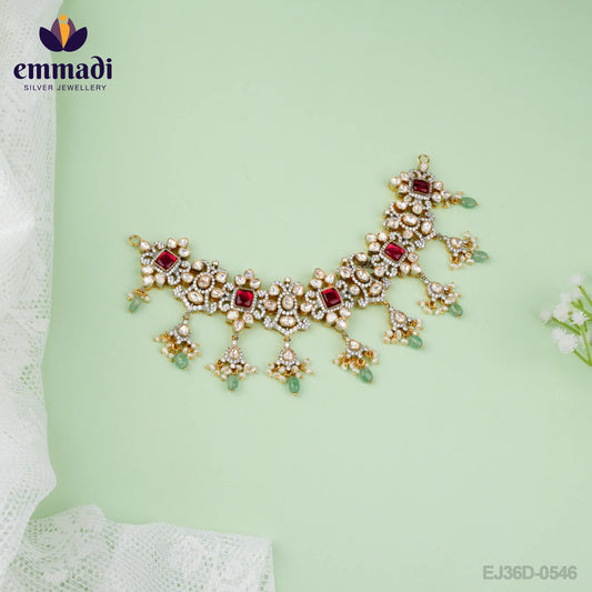 Rajeshwari Jewels: Exquisite Indian-Inspired Victorian Red Necklace Collection