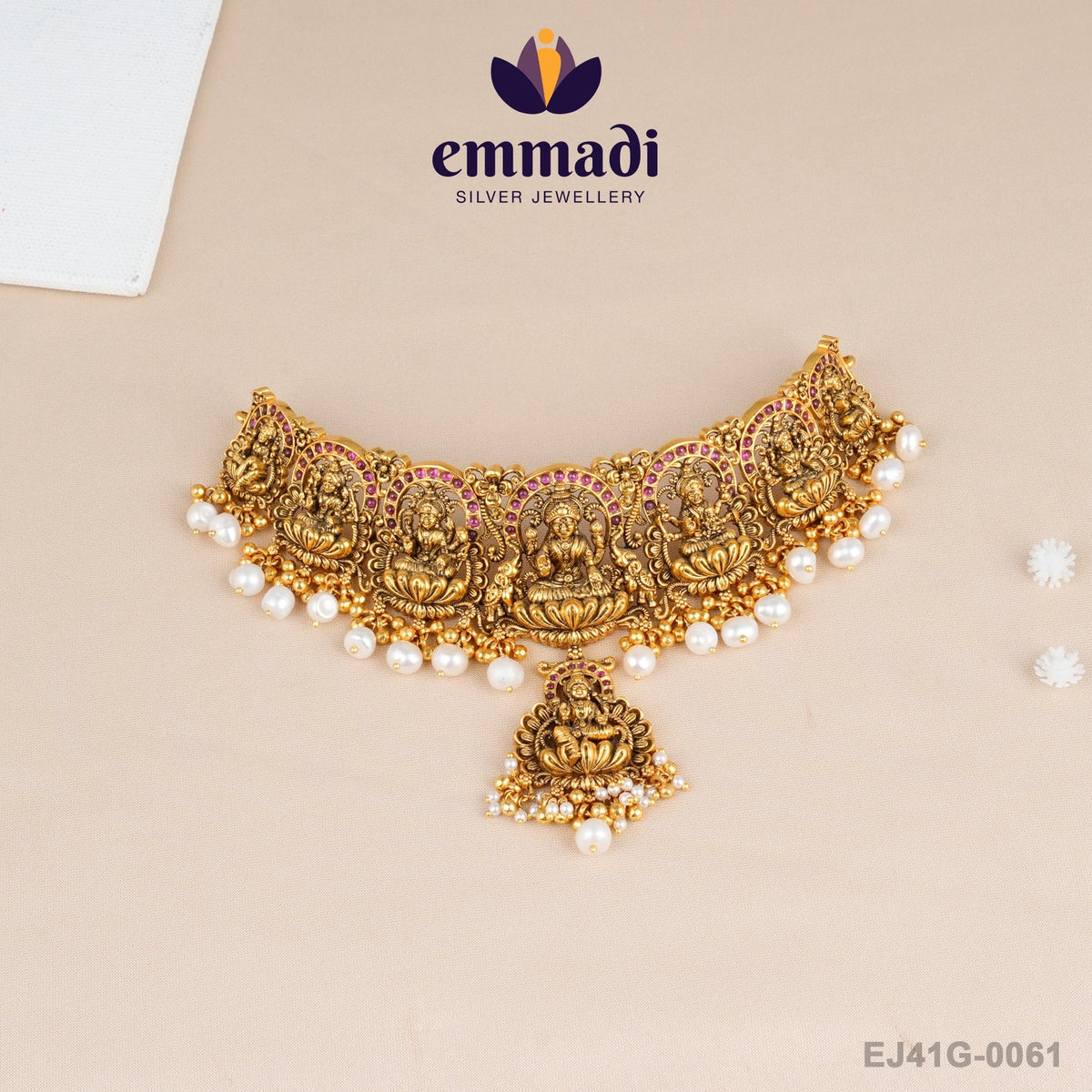 Gambhiri Nakshi Pink Choker