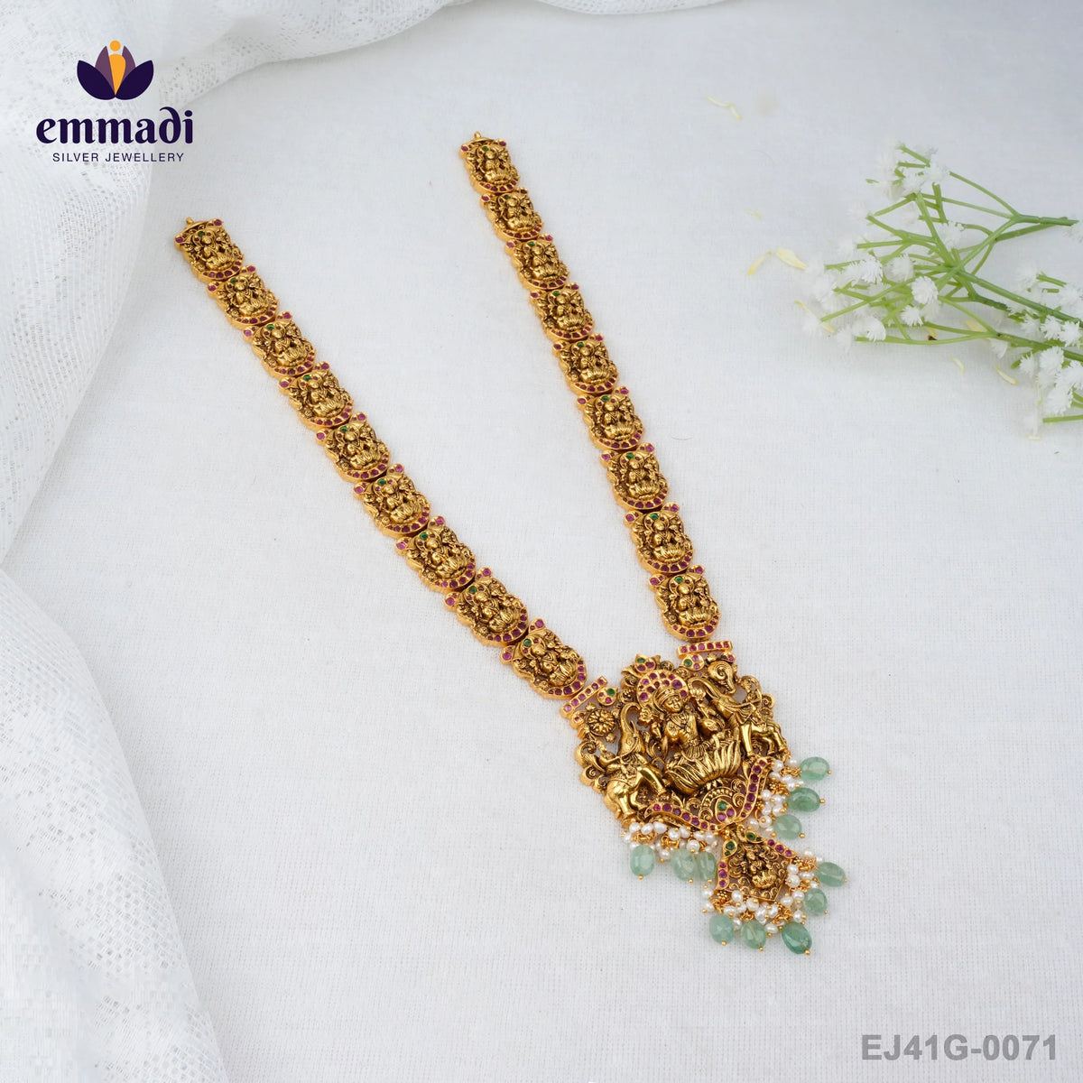 Gitashri Nakshi Multi Long Necklace