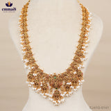Kalapini Guttapusalu Multi Long Necklace & Hitaishi Nakshi Multi Hangings Set