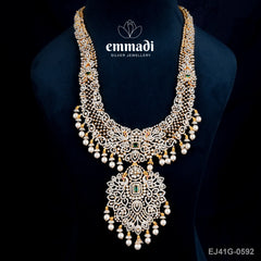 Subuddhi Premium Cz Multi Long Necklace