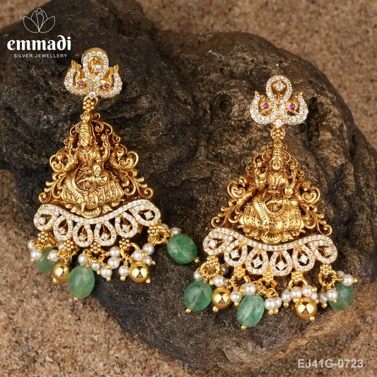 Bhavayani Cz Nakshi Pink Hangings