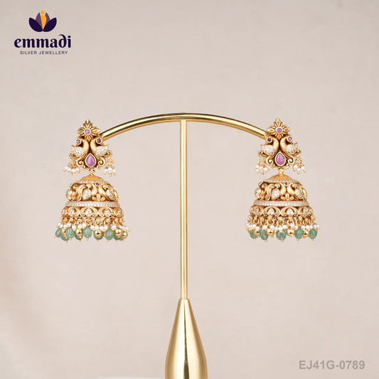 Dadhivari Cz Nakshi Pink Buttalu