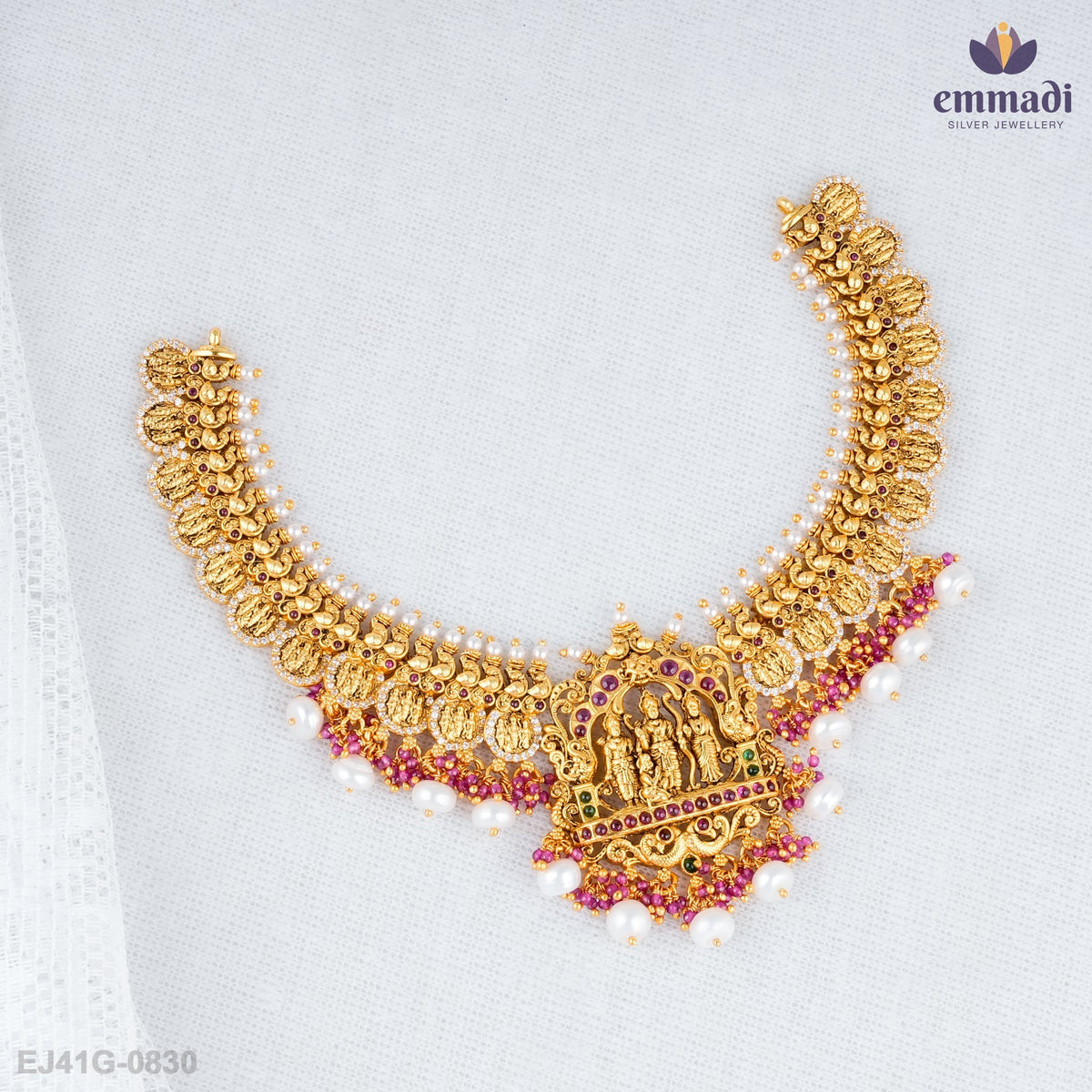 Alia's Elegant Nakshi Necklace and Hangings