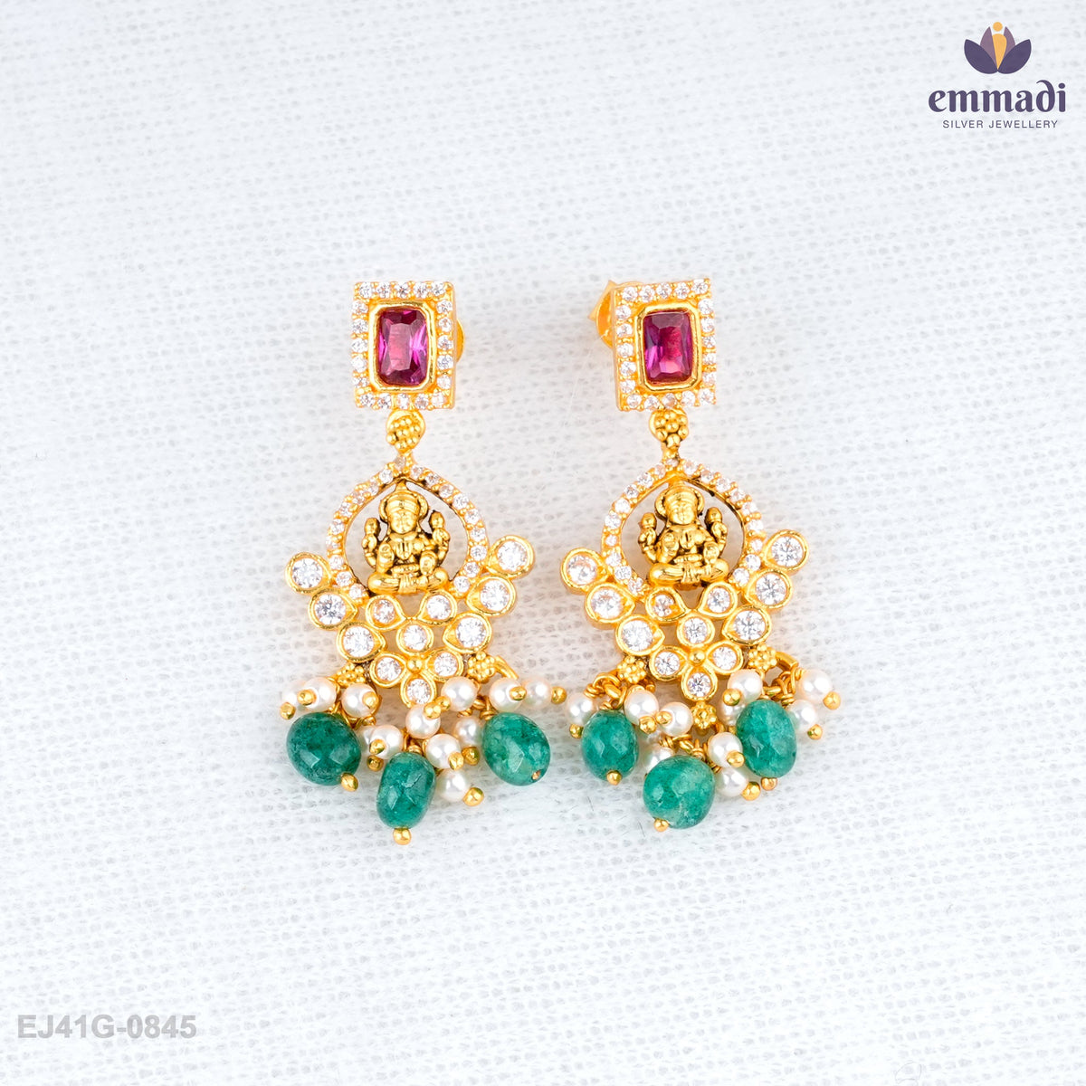 Bhavna Elegant Pink Nakshi Hanging Jewelry
