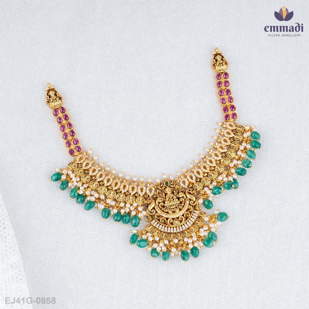 Tula Nakshi Jewel Necklace and Urja Elegant Multi-Colored Hangings Collection