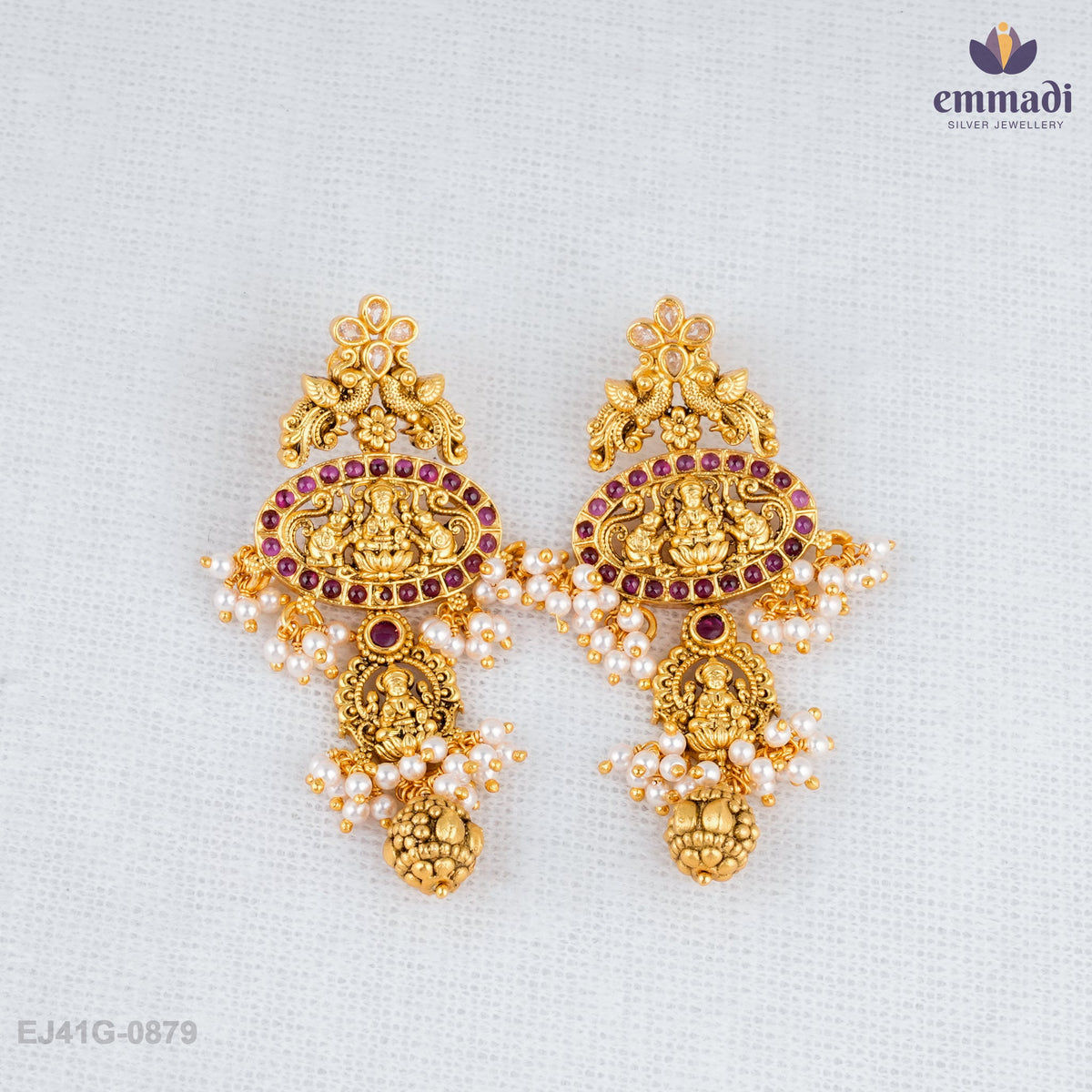 Maithili Elegance: Pink Nakshi Hangings