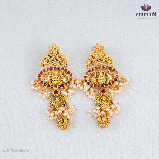 Maithili Elegance: Pink Nakshi Hangings