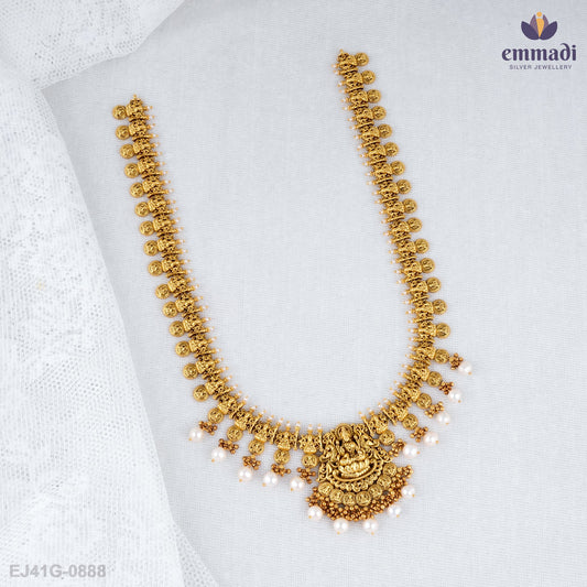 Shachi Elegant Long Necklace Nakshi Collection