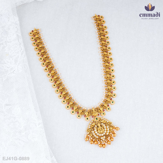 Shivangi Exquisite Multi-Colored Nakshi Long Necklace