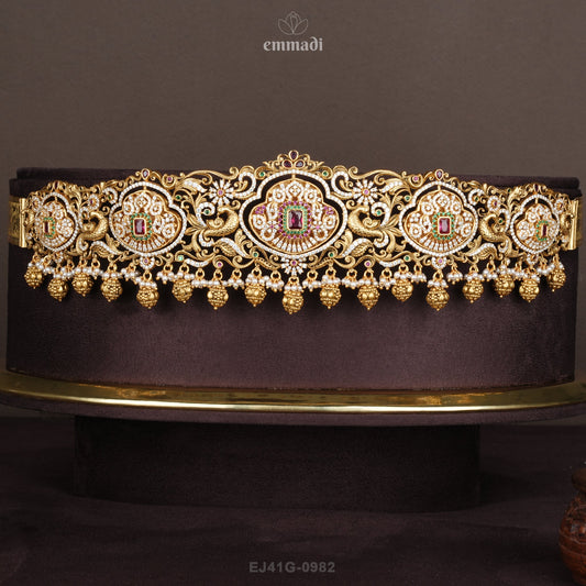 Gyarsi Exquisite Vaddanam Nakshi Jewellery