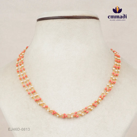 Ratnadevi Corals Orange Chain