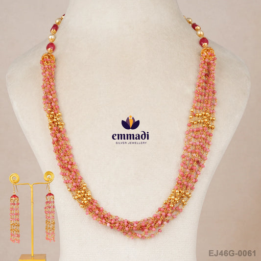 Saraddhi Beads Pink Chain