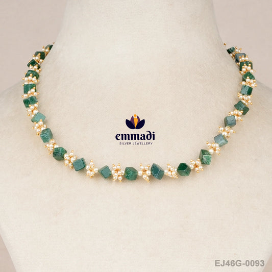 Santushti Beads Green Chain