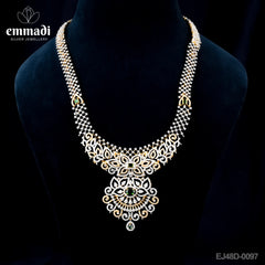 Ananya's Premium CZ Multi Long Necklace: Handcrafted with Pure Gold Plating on Pure 92.5 Silver