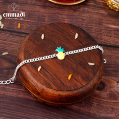 Handcrafted Silver Rakhi for Raksha Bandhan