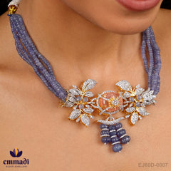 Shakti Jewels: Handcrafted Indian Gemstone Necklace Collection with Pure Gold Plating on 92.5 Silver