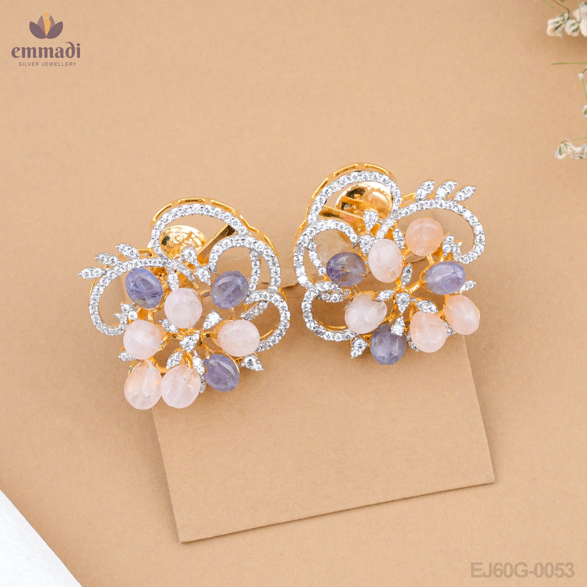 Naomi's Stunning Multi-Coloured Gemstone Studs