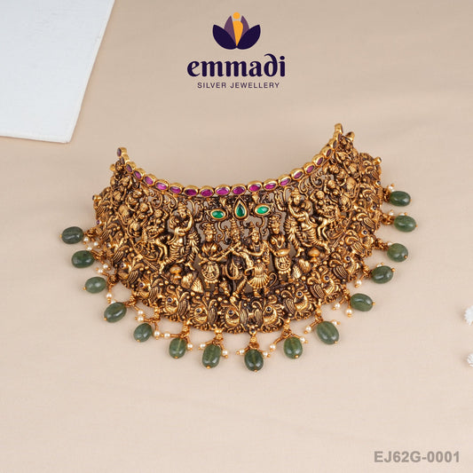 Kritanjali Kundan Nakshi Multi Choker