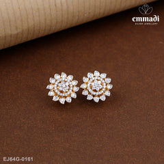 Chandrakali Premium Cz White Studs