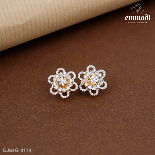 Chandranoni Premium Cz White Studs