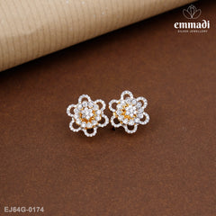 Chandranoni Premium Cz White Studs