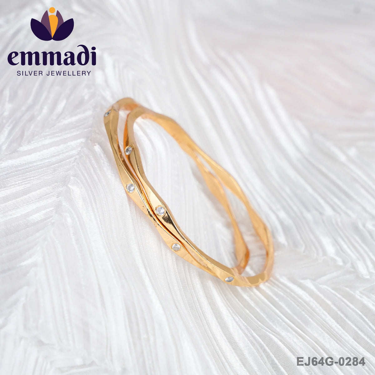 Kapalmalini Cz Gold Bangles