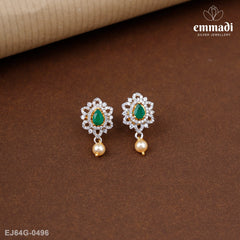 Chandramathi Premium Cz Green Studs