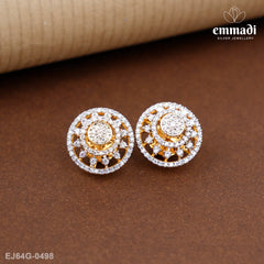 Chandravathi Premium Cz White Studs