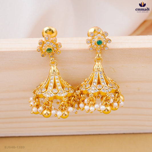 ANUPA Exquisite Green Stone Buttalu Jewelry