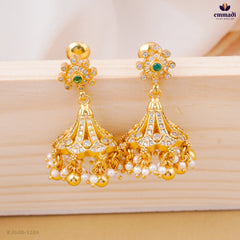 ANUPA Exquisite Green Stone Buttalu Jewelry