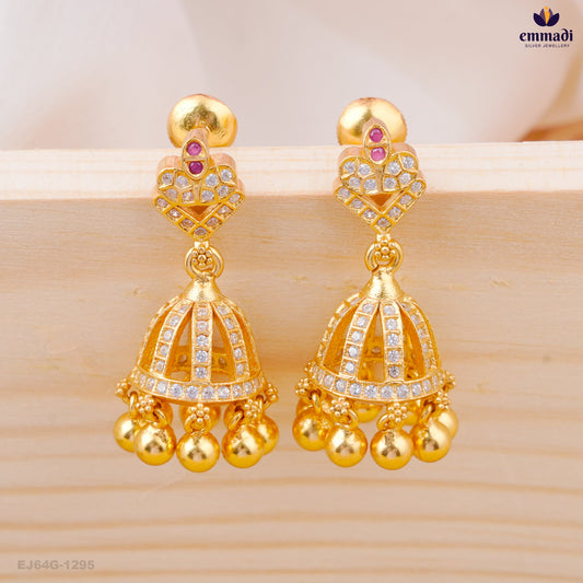 Anushree Exquisite Pink Stone Buttalu