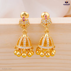 Anushree Exquisite Pink Stone Buttalu
