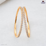 ANYLAH Exquisite White Stone Bangles