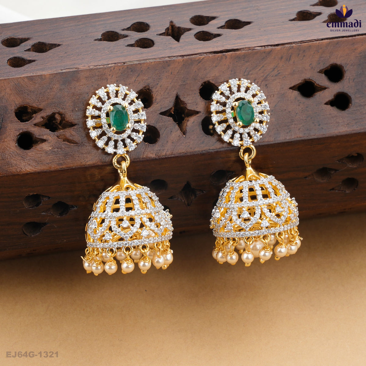 ARCHINI Elegant Green Premium CZ Buttalu